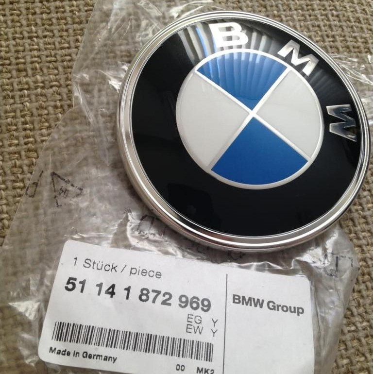 Emblem Logo Original BMW E28 E30 E36 Logo Emblem Badge Bagasi belakang mobil