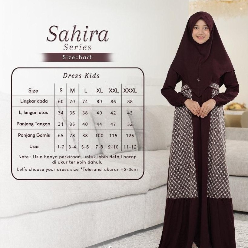 Paket Hemat Sarimbit Sahira (Royal Burgundy) By Salvina Hijab |Sarimbit Salvina |Sarimbit 2026