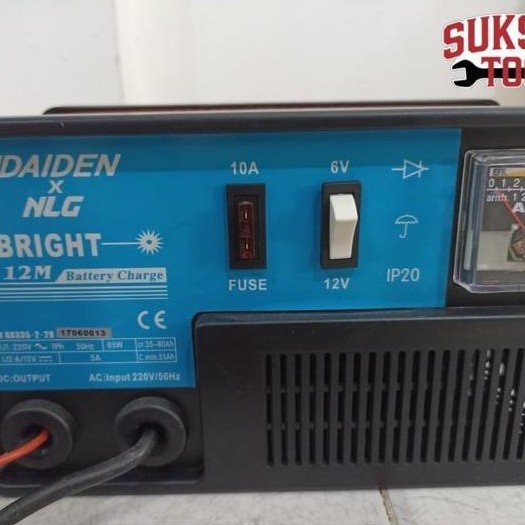 NLG BATTERY CHARGER ( CHARGER AKI ) BRIGHT 12M HIGH QUALITY