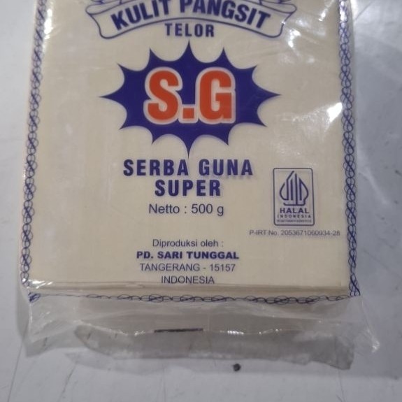 KULIT PANGSIT SG SUPER KOTAK 500G