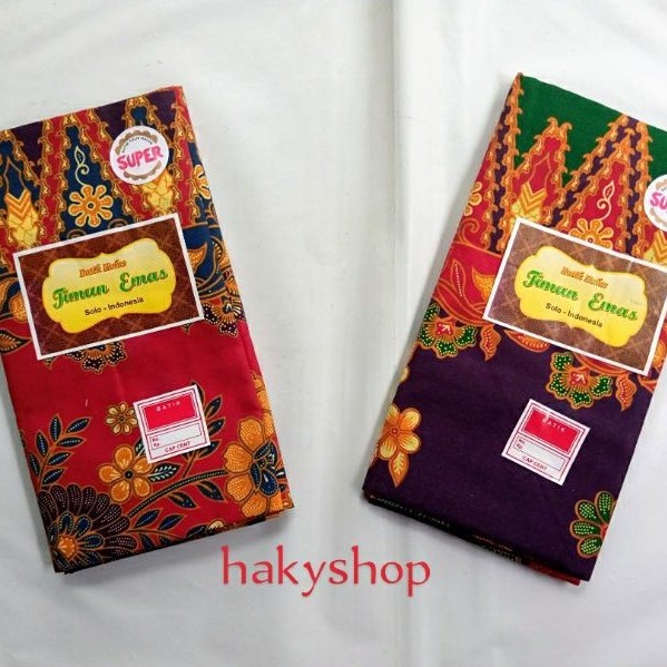 Tapih Kurung Sarung Batik Timun Emas All Size - BRAMASTA ID