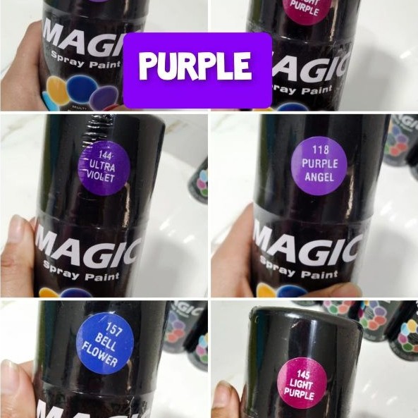 Cat Semprot 300cc Warna Ungu Muda untuk Berbagai Permukaan