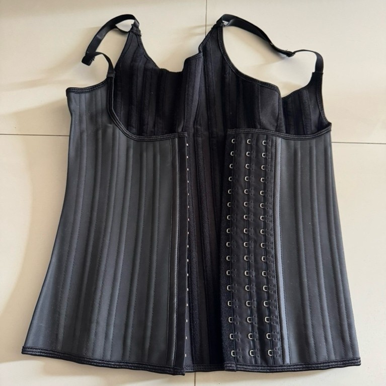 PRELOVED Miracle Shaper Xtreme Vest Body Shaper Corset 29 Bones 100% Latex Size XS