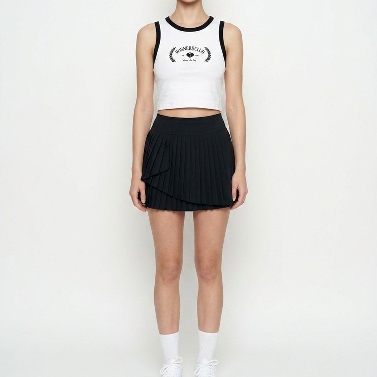 LARUSSO Winners Club - Kaos Padel Tanktop Wanita - White