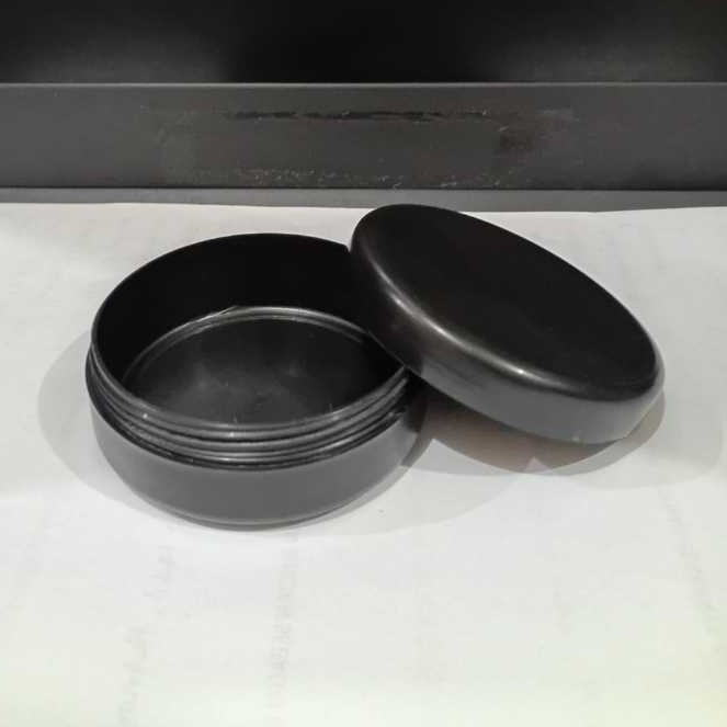 Pot lulur 50 gr hitam / Pot pomade 50gr /pot cream pomade bahan pp