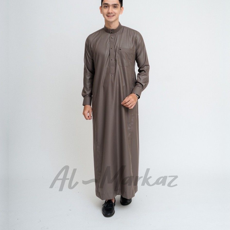 AL MARKAZ - Jubah Pria Muslim Slimfit Dewasa Bilal
