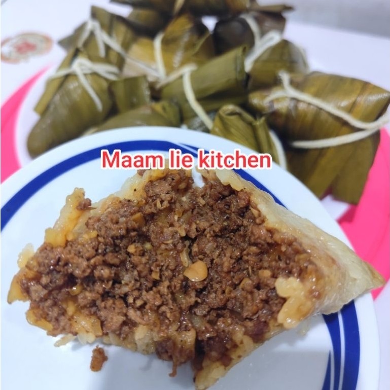 Bacang daging cincang / nyuk cung ala Bangka & kalimantan