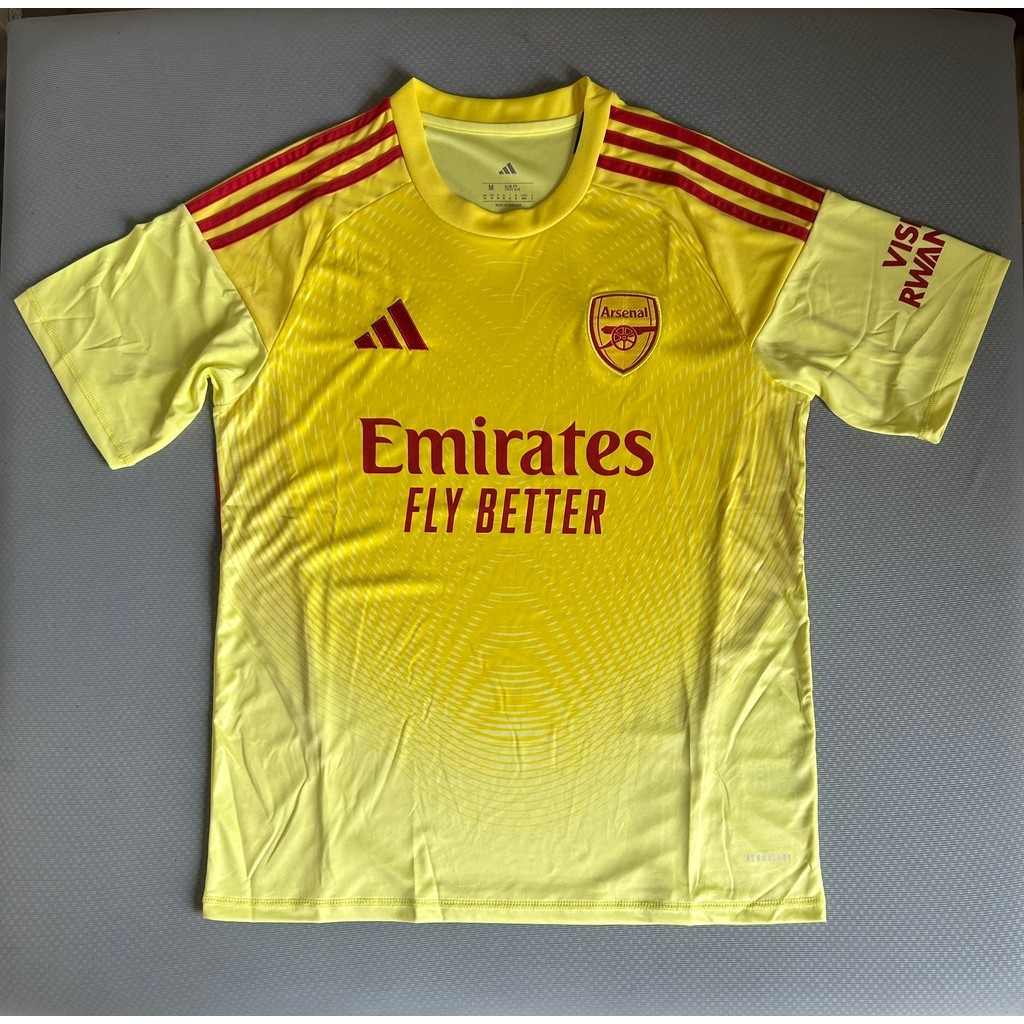 Jersey Sepak Bola Kiper Arsenal F.C. Versi Fan 2025-26 Terbaru – Berkualitas Tinggi, Dapat Disesuaik