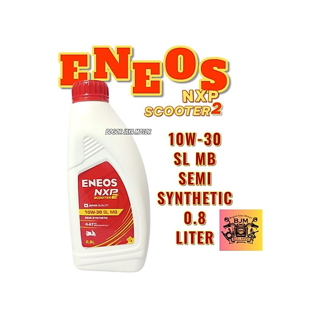1 pcs OLI ENEOS NXP SCOOTER 2 10W-30 SEMI SYNTHETIC 0.8 LITER OLI MOTOR MATIC MERK ENEOS 0.8L YAMAHA