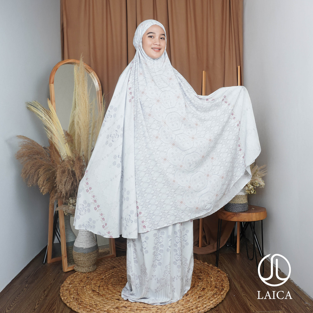 Mukena Laica Kombinasi Rayon Fara 2in1 All Size