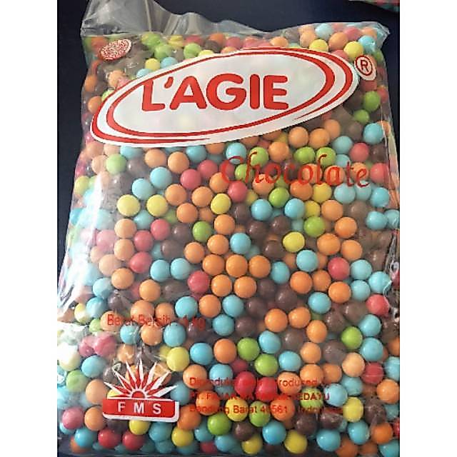 Coklat pelangi-permen-manis-enak-makanan ringan-snack kiloan