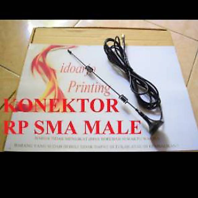 Antena magnet rp sma male antena omni magnetik antena indoor tplink rp sma male antena wifi router