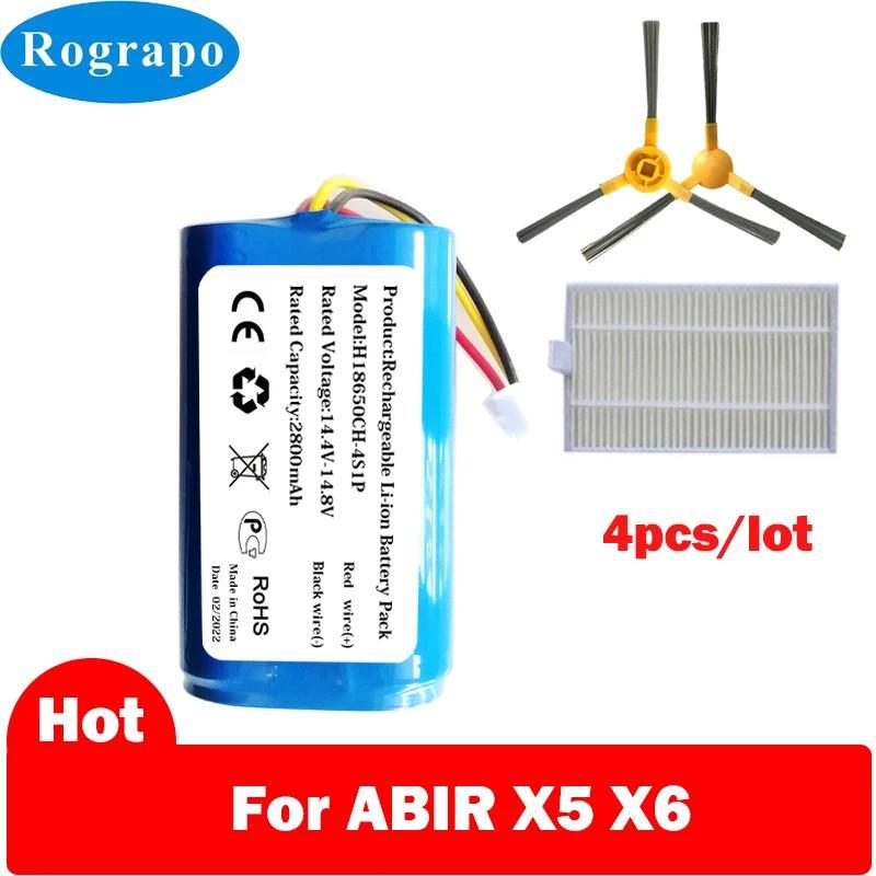 New 3400mAh Li-ion Battery Pack For ABIR X5, ABIR X6, ABIR X8 Robot Vacuum Cleaner Part Accessories