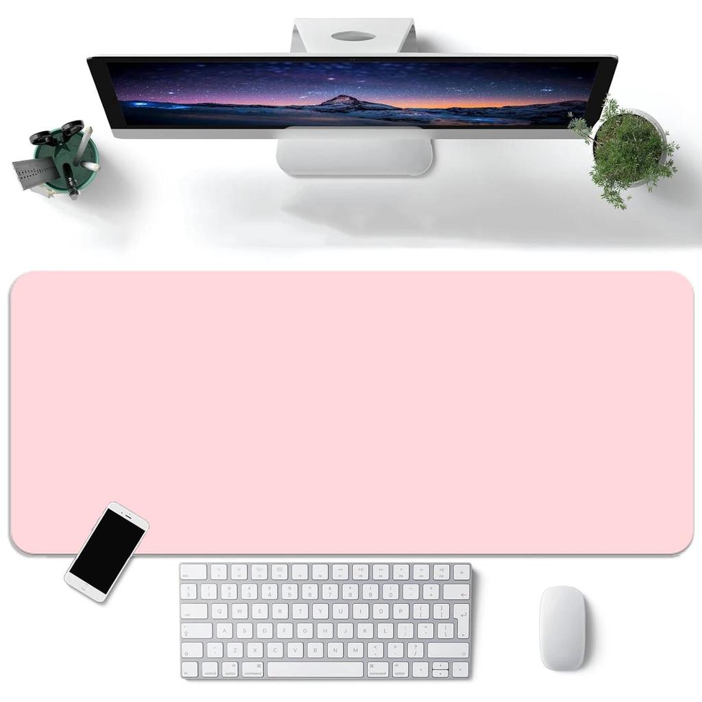 Leather Desk Pad Protector Mouse Pad Office Desk Mat Non-Slip PU Leather Desk Blotter Laptop Desk Pa