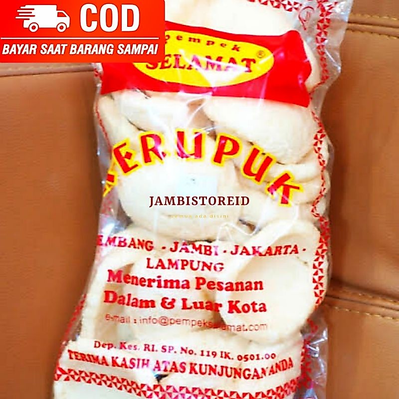 (JAMBISTOREID) Kerupuk Kripik Mangkok Ikan Pempek Selamat Makanan Jambi bisa COD Bayar di Tempat