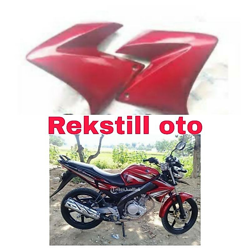 Cover Sayap Samping Vixion Old Lama Merah Putih Hitam
