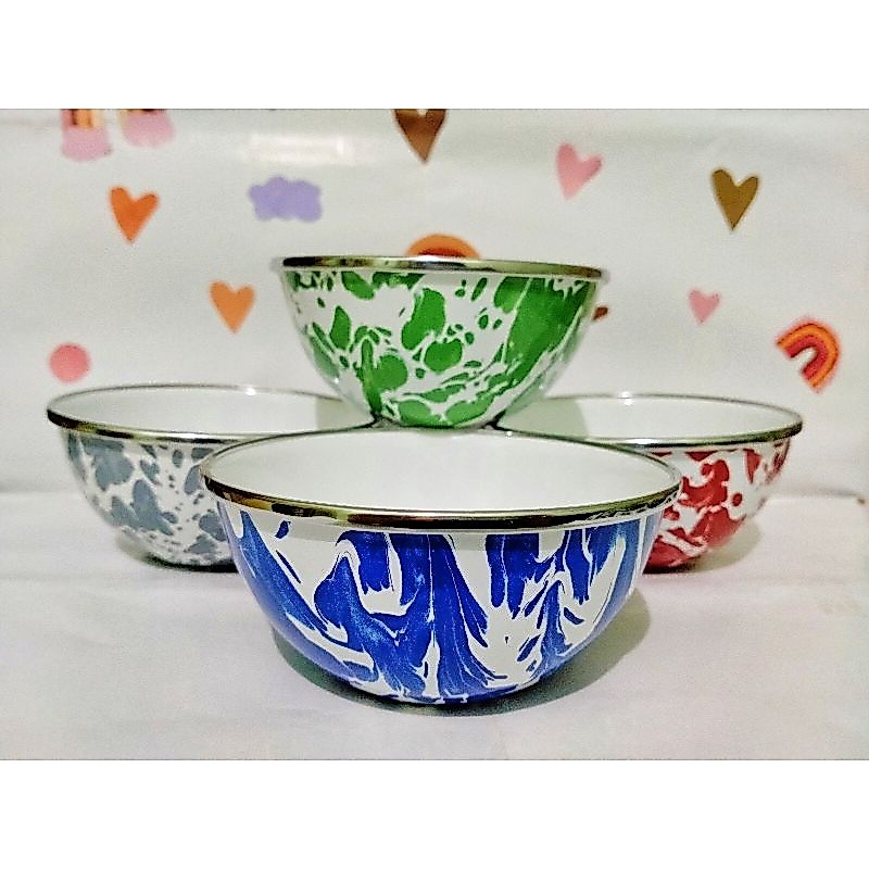Mangkok Enamel Blirik Kecil Uk 11 Kedaung