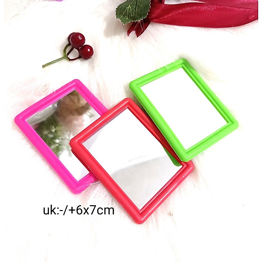 2pcs Cermin Kecil|Cermin Kotak | Cermin Murah | Cermin mini