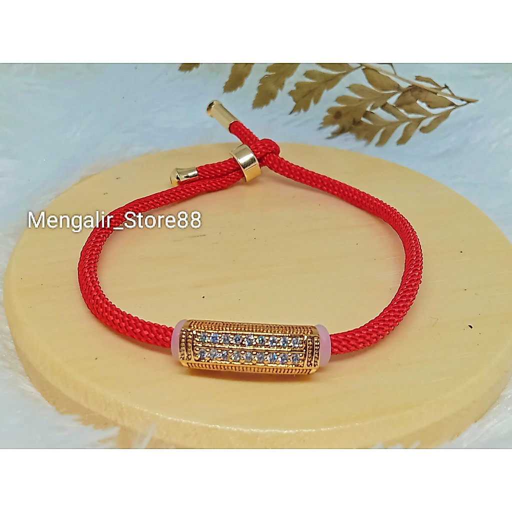 GELANG TALI SERUT WARNA MERAH