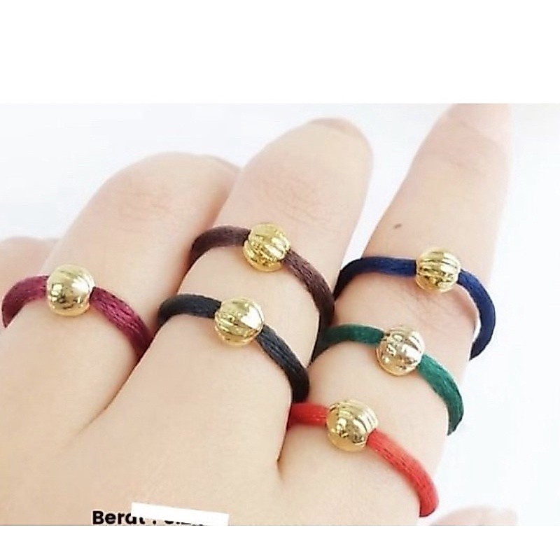 cincin tali//cincin perhiasan lapis emas