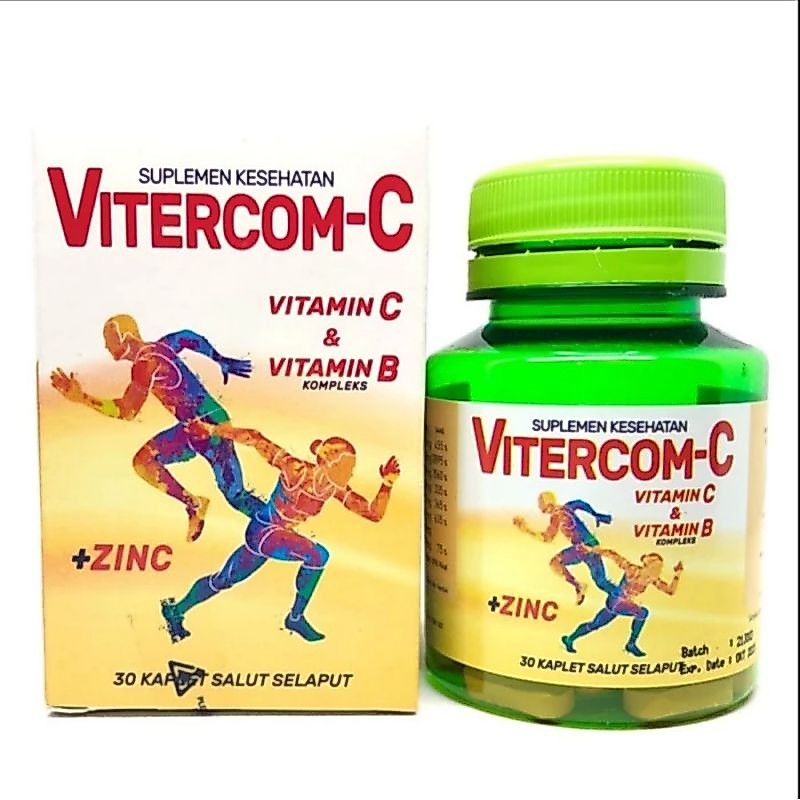 vitercom-c multivitamin c dan b kompleks tubuh sehat dan fit