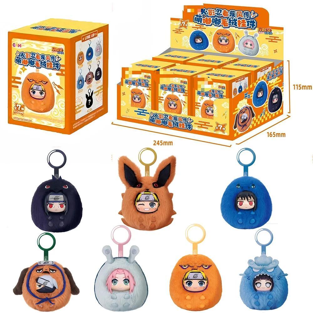 Figur Naruto Original Baru, Kotak Misteri Naruto, Seri Gantungan Kunci Pesta Shippuden, Boneka Plush