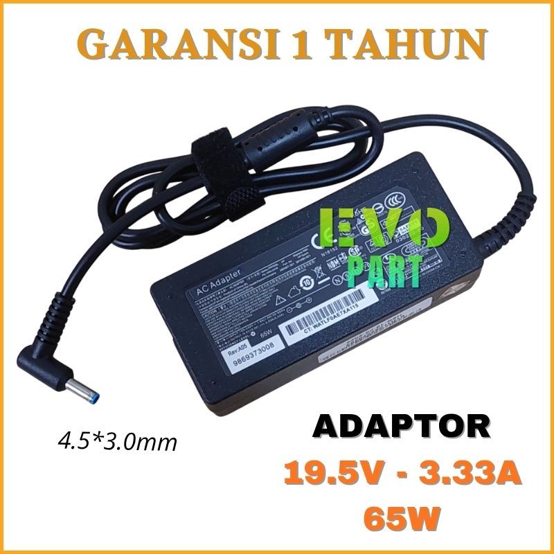 Adaptor Charger Hp 14-AC004TX 14-AC144TX 14-AC146TX 14-AF118AU (65W)