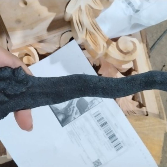 Bilah Keris Lurus Mentahan Bahan Besi Tempa Bakalan Pusaka Tosan Aji Murah