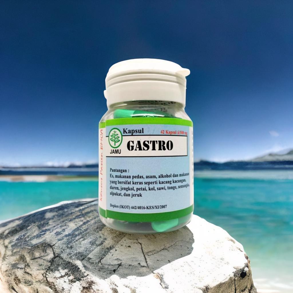 Obat herbal "KAPSUL GASTRO" mengobati sakit maag