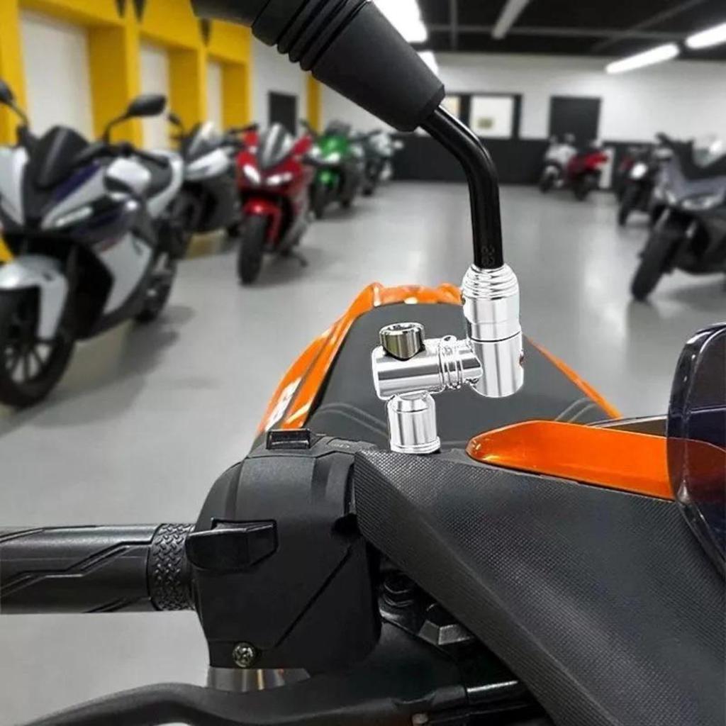 Breket Spion Lipat 360 Derajat MUFAC Honda Drat 14 CNC Aluminium - Bracket Dudukan Spion Vario 125 1