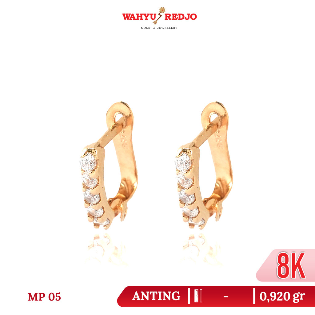 Anting Emas Kadar 8K Wahyu Redjo AN-8K 31626023 Non Pameran