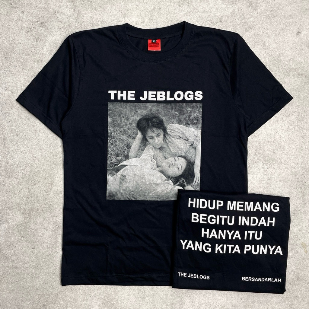 The Jeblogs - Bersandarlah | Tshirt Black Original Merchandise