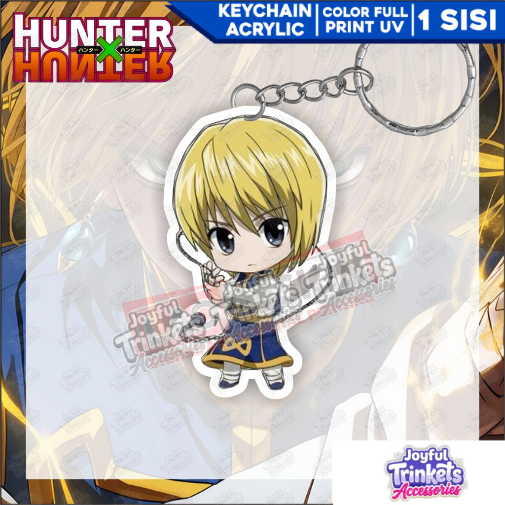 Gantungan Kunci Kurapika Kurta Hunter X Hunter - Gantungan Kunci Anime - Gantungan Kunci Akrilik - K