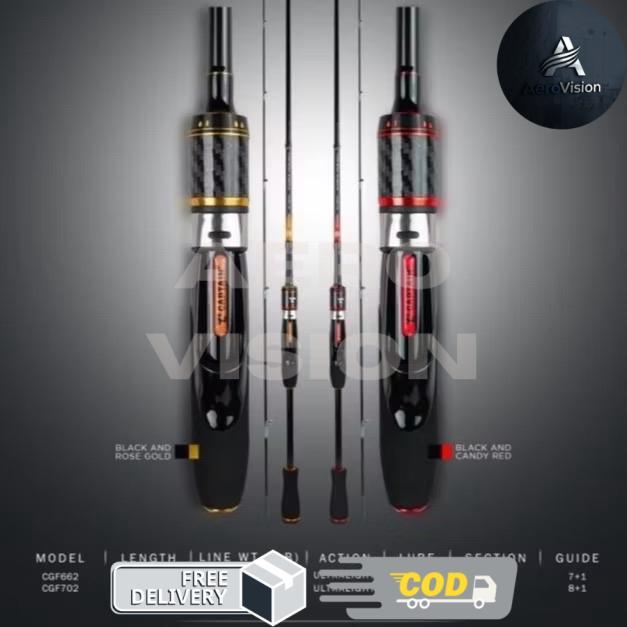 Joran UL 2-6LB Captain Indica 198 dan 210 Japan Style - 198