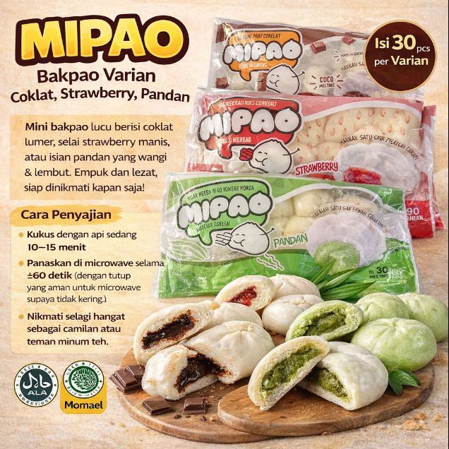 Mipao strawberry isi 30