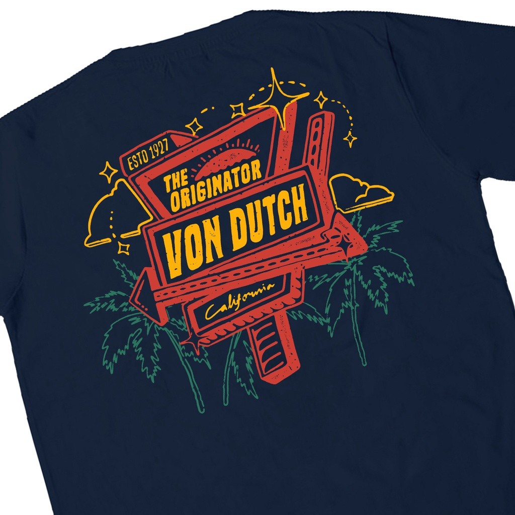 Von Dutch Tshirt 0861 Navy Blue