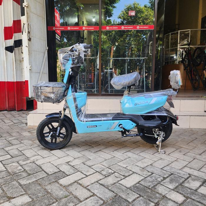 Sepeda Listrik GODA GD 145 Golden Falcon EV Selis - Biru
