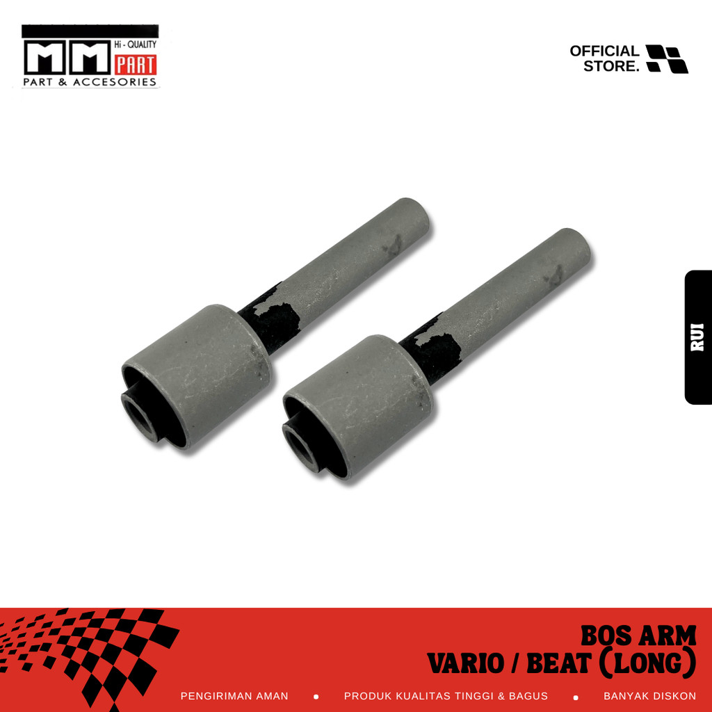 BOS ARM VARIO / BEAT LONG - BOSH ARM VARIO TECHNO 125 PANJANG BUSHING MOUNTING SWING AREM HONDA BEAT