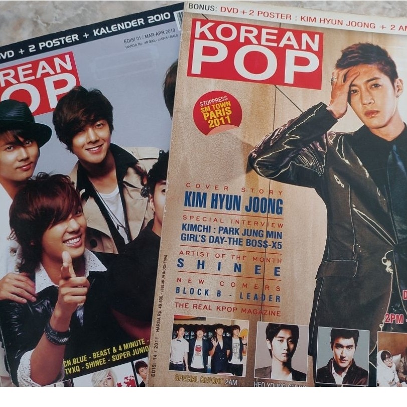 Majalah Korean Kpop original