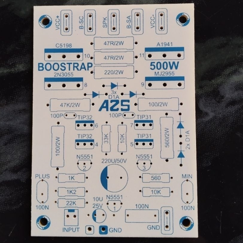 PCB Power 500W MICRO BOSTRAP TEF SH 998