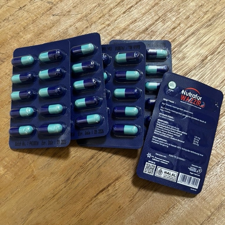 Nutrafor WAZZIR isi 10 kapsul / obat wasir ambeien varises