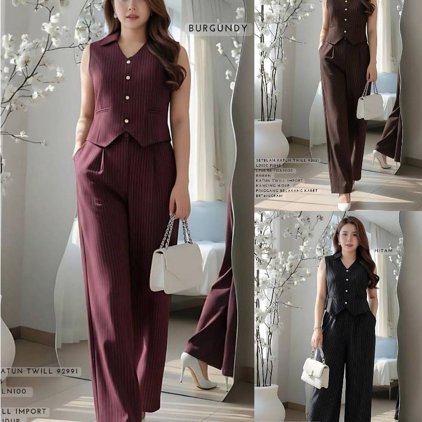 Setelan 92991 Setelan Katun Twill Import - FZB