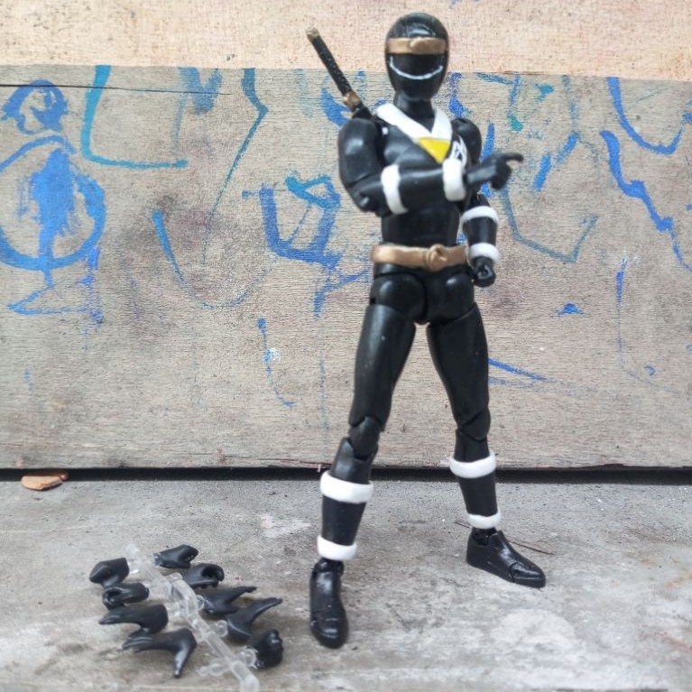 shf black kakuranger ninja Jiraiya # custom action figure power rangers alien Shogun megaforce mmpr 