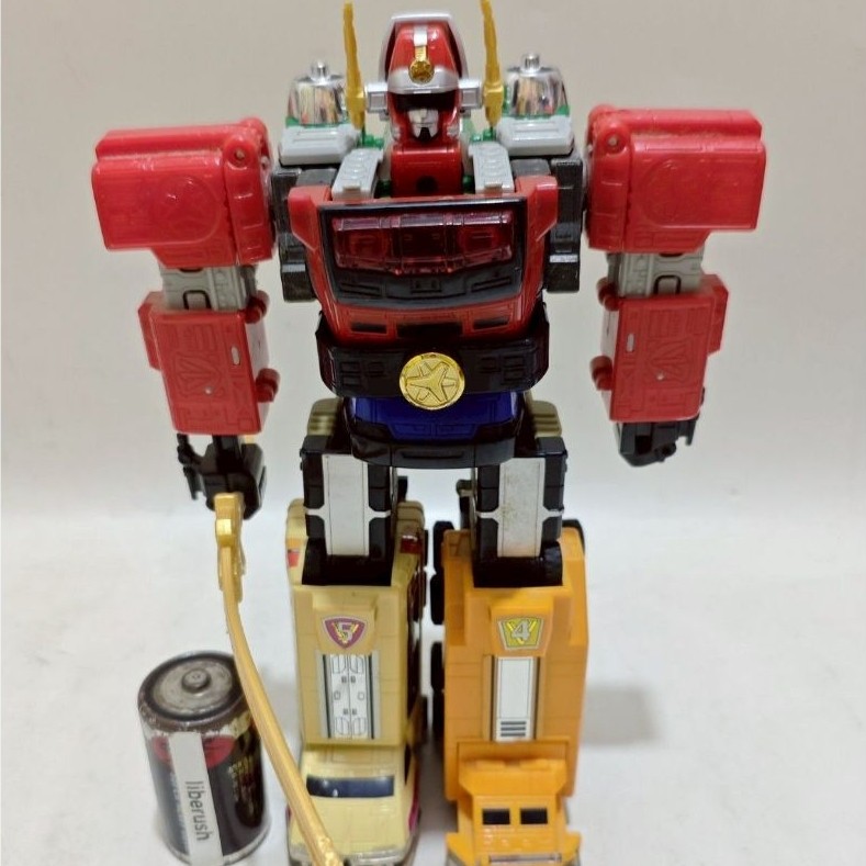 Vintage bandai DX victory robo kyukyu sentai gogofive go go five power rangers lightspeed deluxe meg