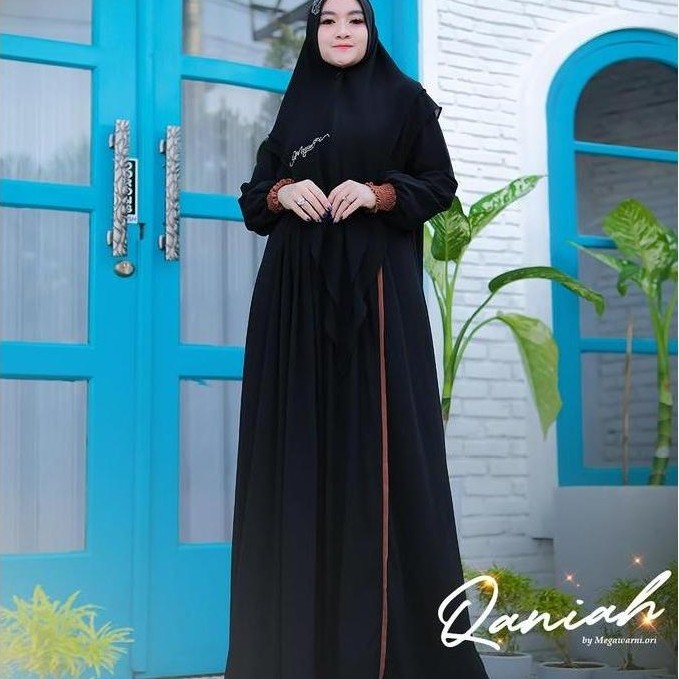 [BEST SELLER] QANNIAH GAMIS SYAR'I SET HIJAB by MEGAWARNI