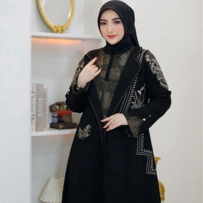 Abaya Turki Sultan Premium Series 03 Abaya Bordir Abaya Muslim wanita