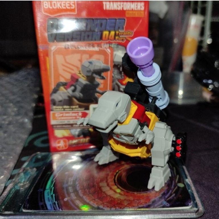 Blokees Transformers Part of Vulcanicus - Grimlock, Snarl, Sludge