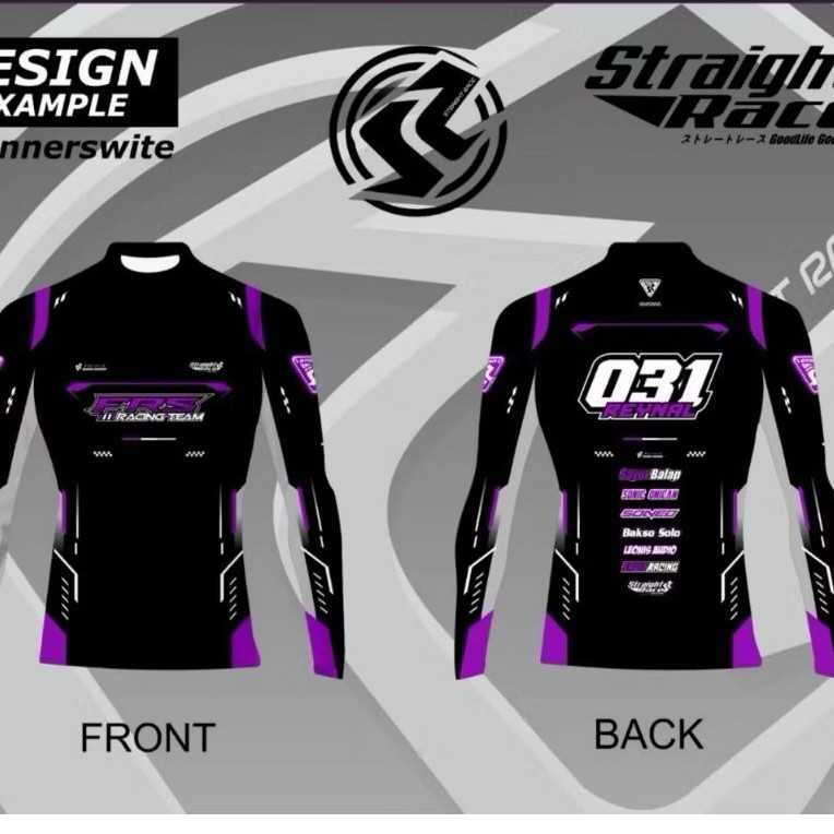 JERSEY BALAP DALEMAN WERPACK DRAG DAN ROADRCE