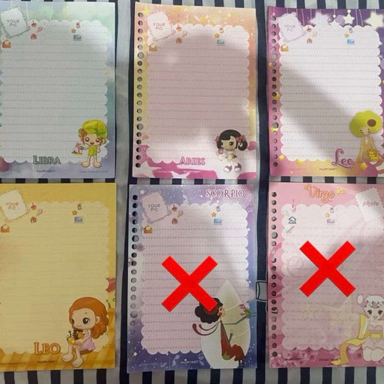 Kertas Harvest Binder Zodiac adition