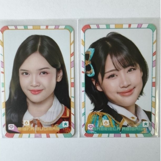 Photocard Ella & Ribka JKT48  Personal Meet & Greet Festival Love Dream & Passion